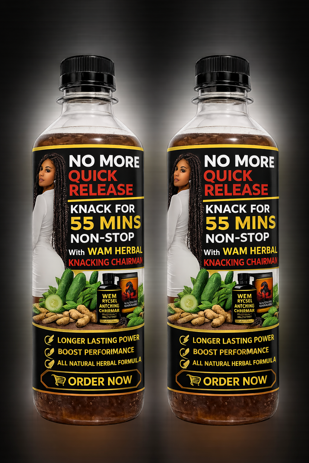 2 BOTTLE OF W&M HERBAL KNACKING CHAIRMAN SYRUP FOR PROMO PRICE NGN34,000 - (ACTUAL PRICE NGN58,000)